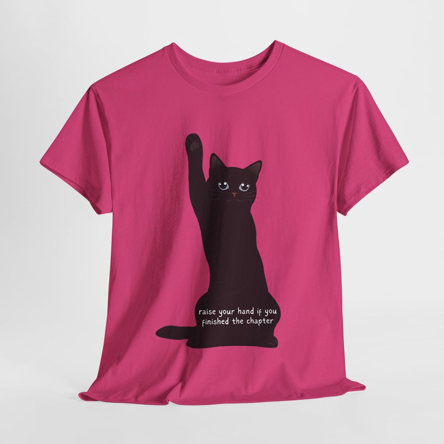 Teen/Adult Unisex Chapter Complete Cat Tee – Paws Up for Page Turners