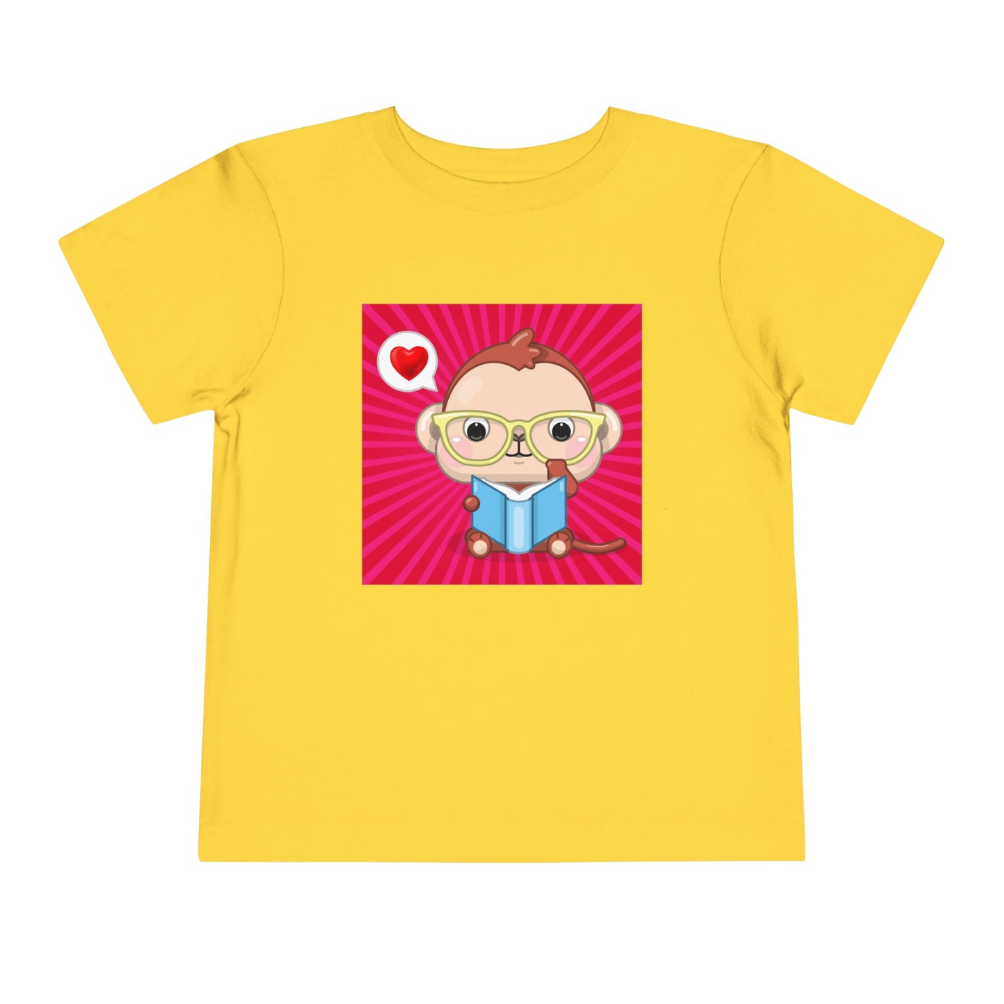 Toddler Love to Read Monkey Tee β Sweet & Smart for Little Learners