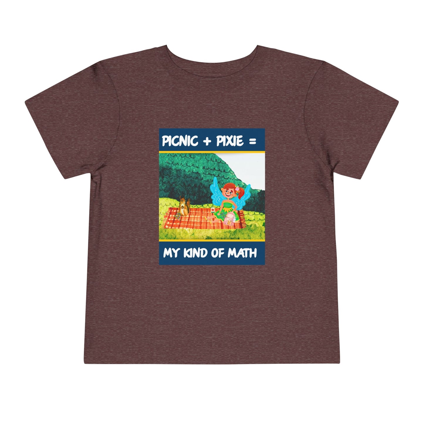 Toddler My Kind of Math Tee – Mei-Mei Picnic Shirt for Imaginative Thinkers