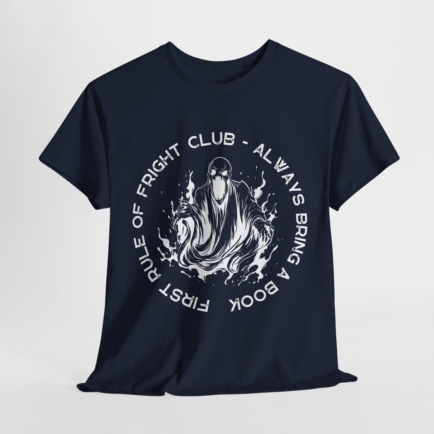 Teen/Adult Unisex First Rule of Fright Club T-Shirt β Horror Reader Graphic Tee
