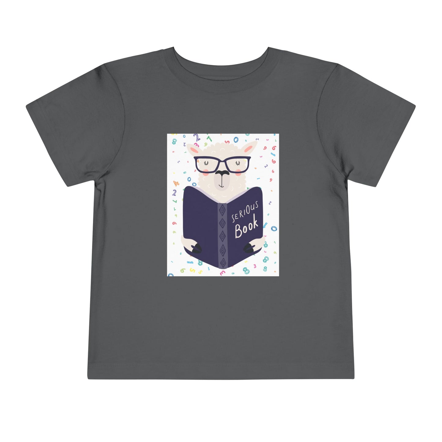 Toddler Serious Book Llama Tee β Funny Gift for Little Bookworms