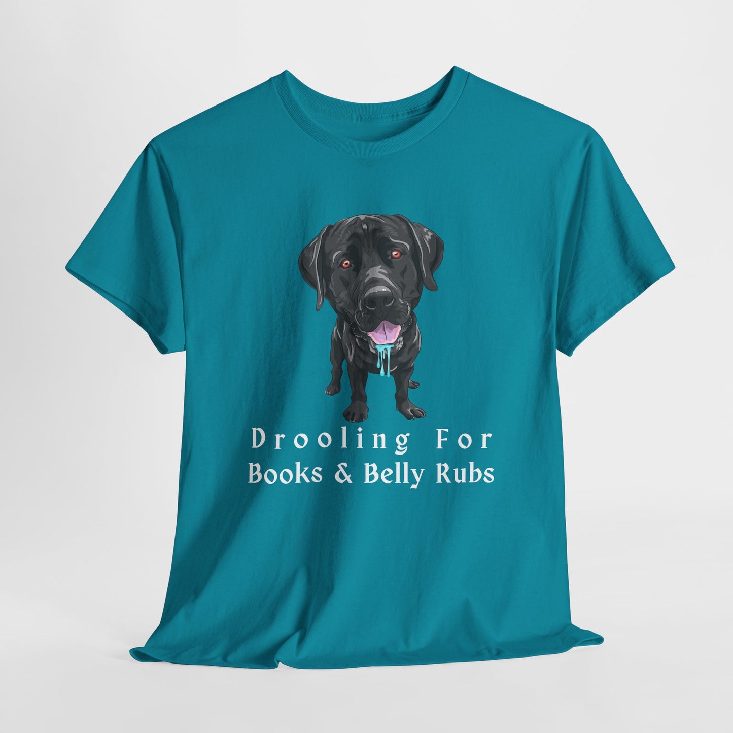 Teen/Adult Unisex Books & Belly Rubs Tee – Dog-Approved and Reader-Ready