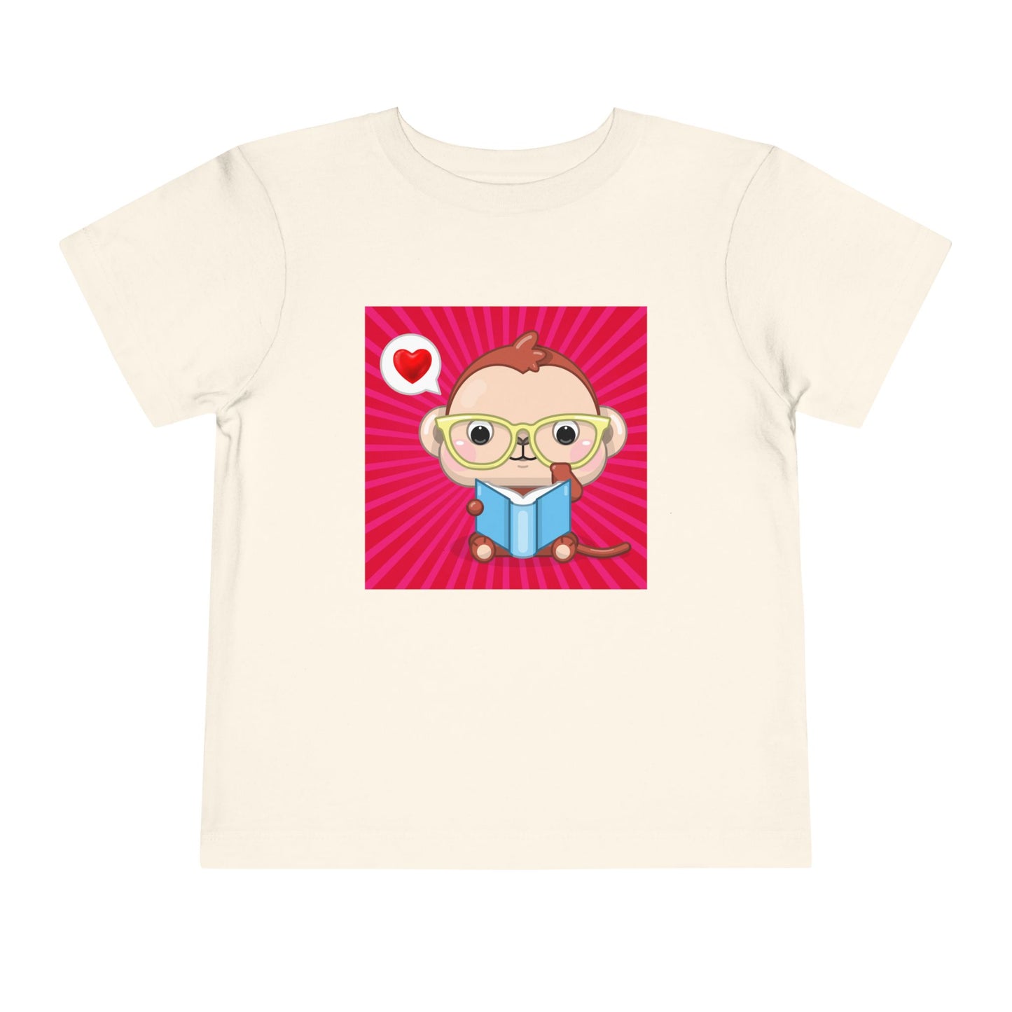Toddler Love to Read Monkey Tee β Sweet & Smart for Little Learners