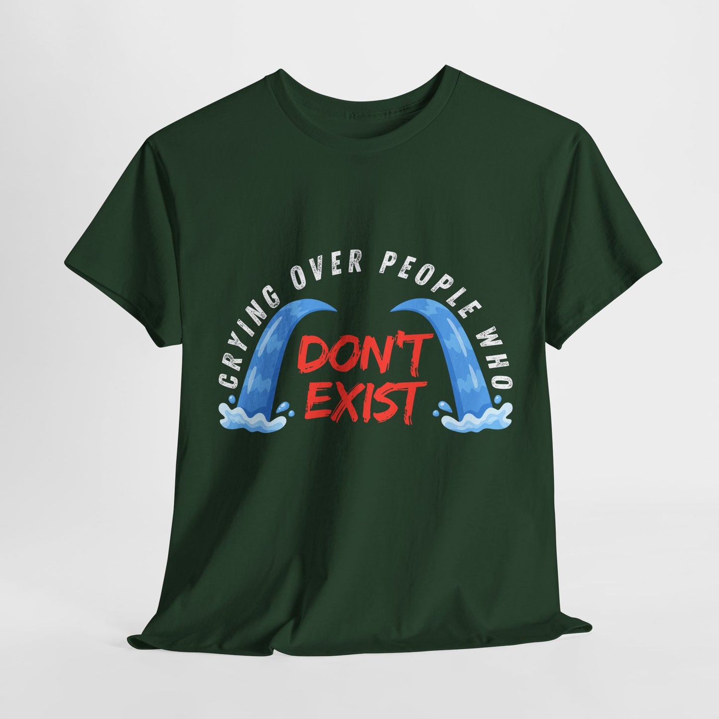 Teen/Adult Unisex Tee – Crying Over People Who Don’t Exist (Fictional Feelings Club)