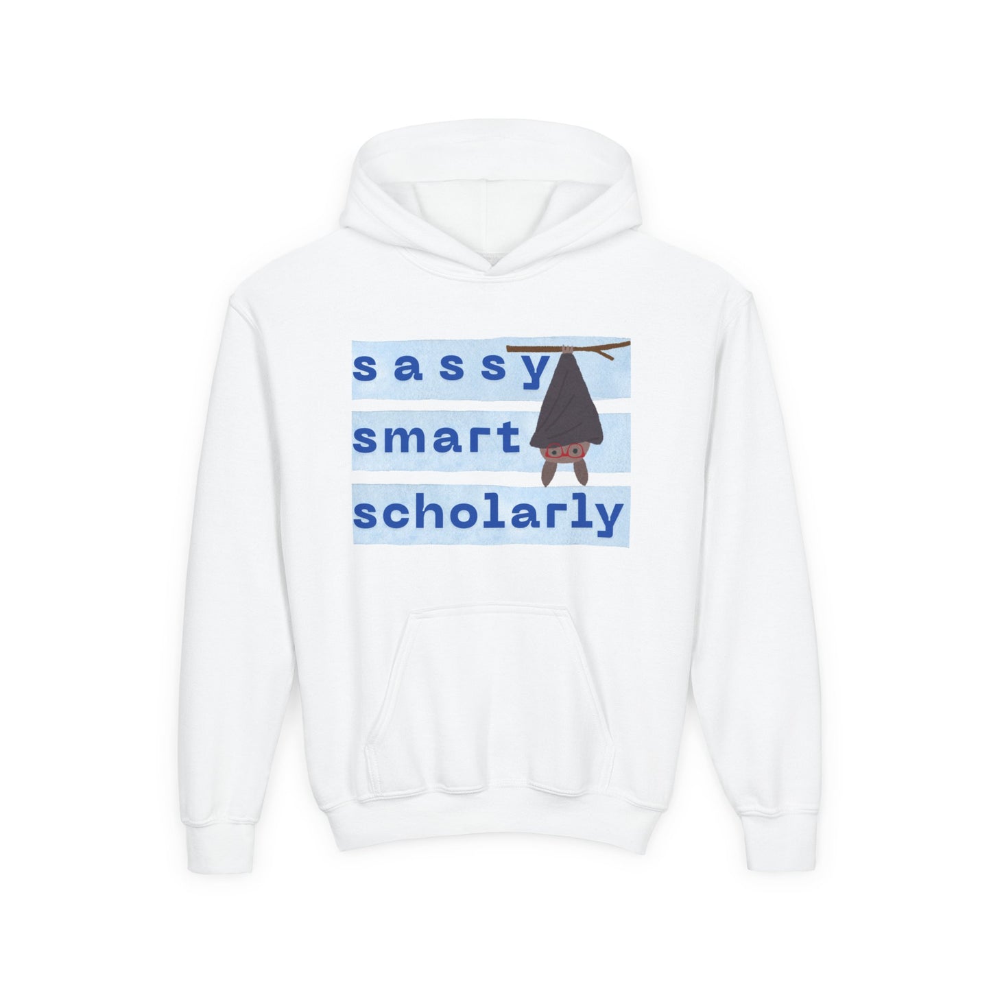 Youth Sassy Smart Scholarly Hoodie – Style Meets Brainpower!