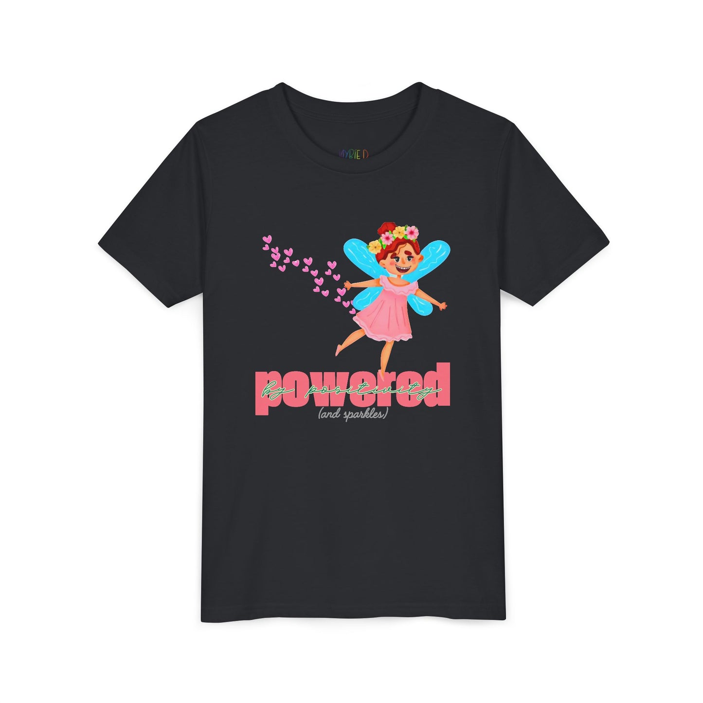 Youth Powered by Positivity (and Sparkles) Tee β Glow Up, Lift Up