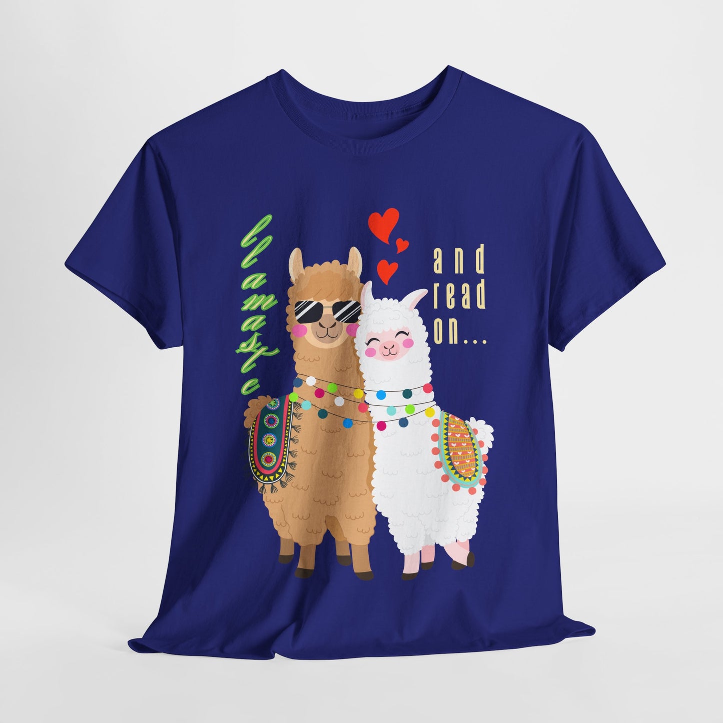 Teen/Adult Unisex – Llamaste & Read On Tee