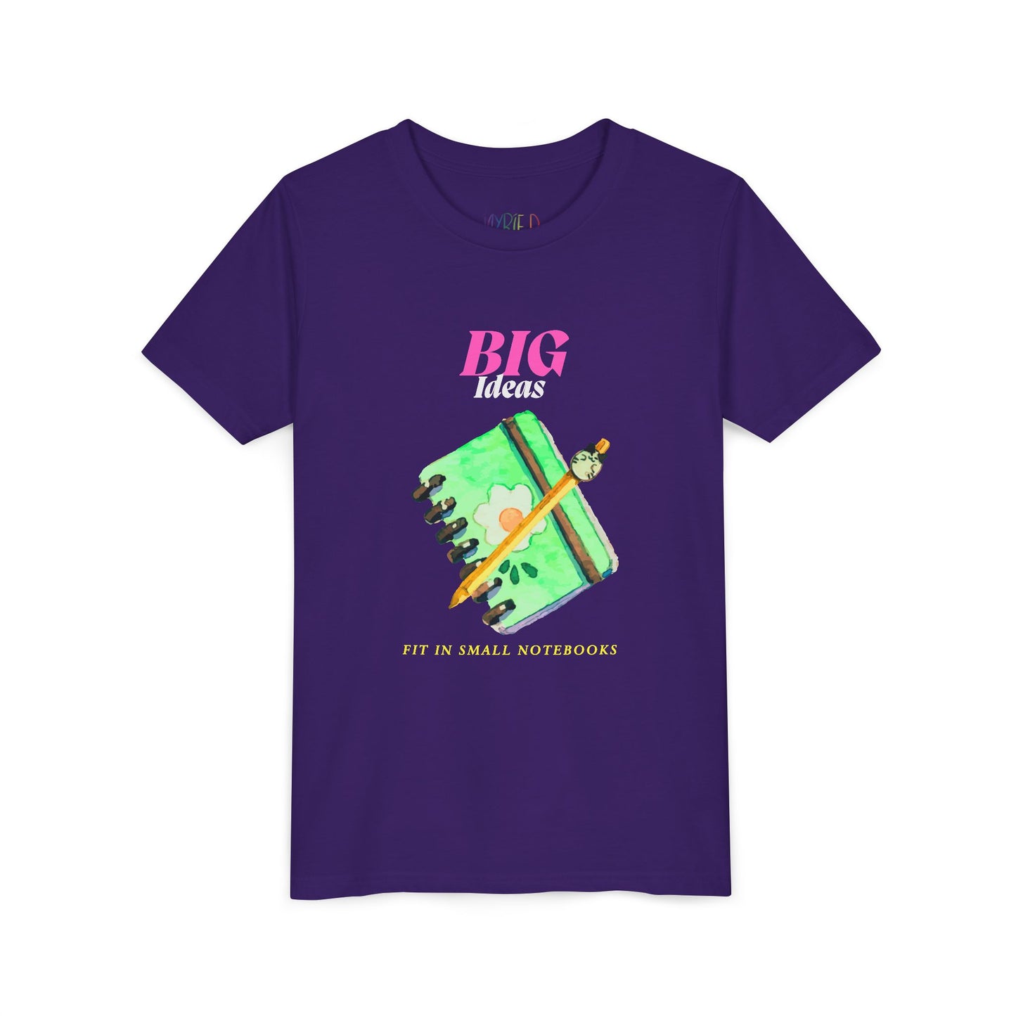 Youth Big Ideas Tee – Creative Confidence for Young Dreamers & Writers