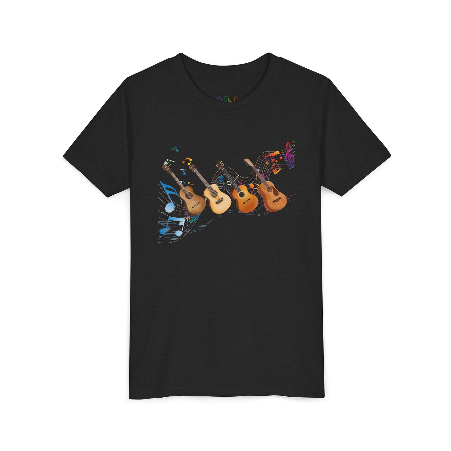 Youth One Story. Four Players. Tee – Guitar Ensemble Shirt for Collaborative Creatives