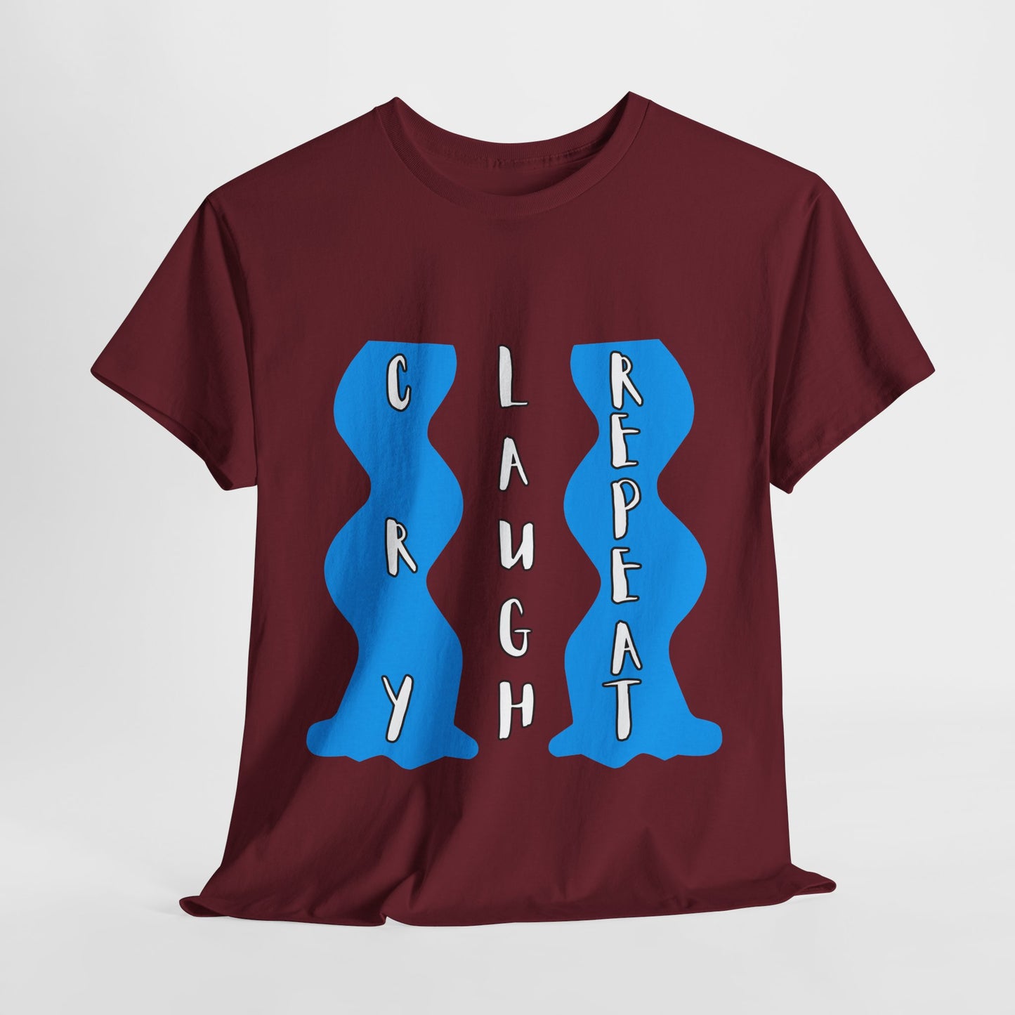Teen/Adult Unisex Tee β Cry, Laugh, Repeat