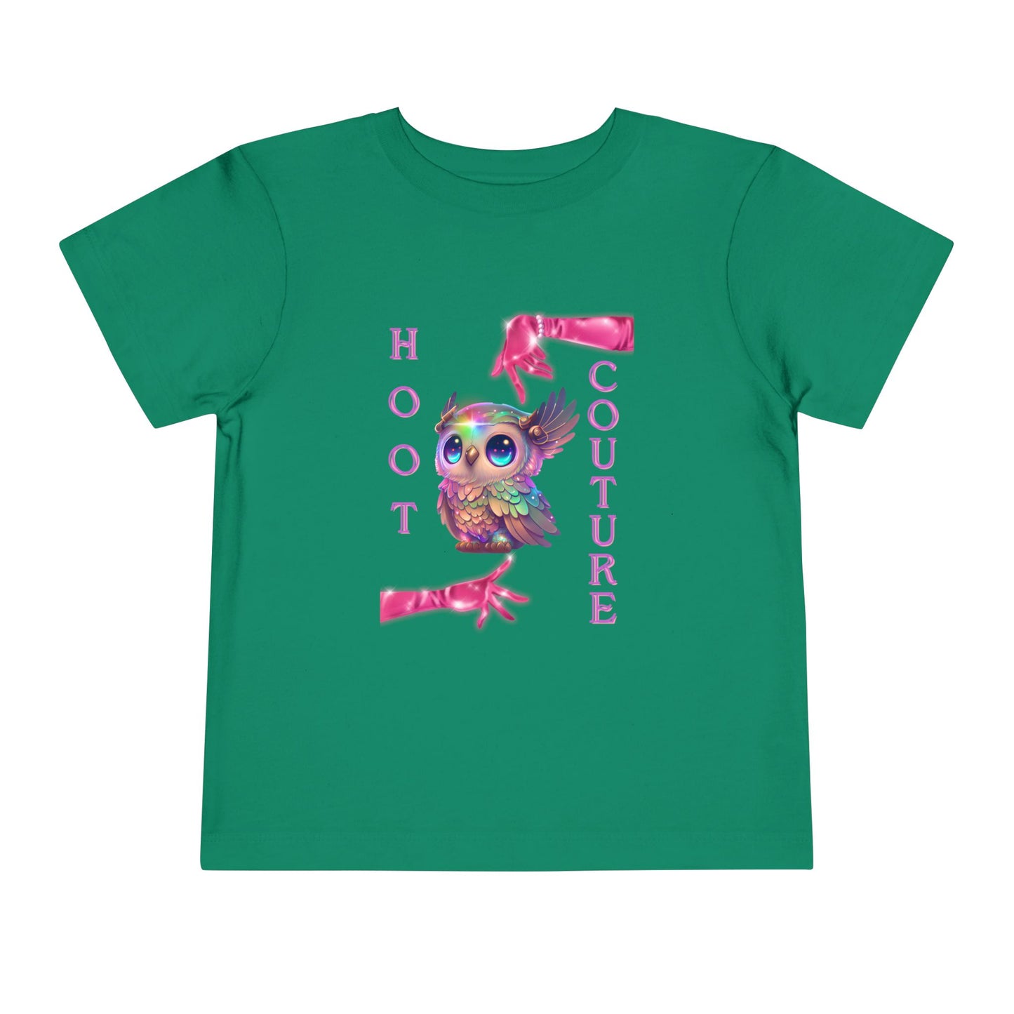 Toddler Hoot Couture Tee – Glam Owl Shirt for Little Fashion Icons