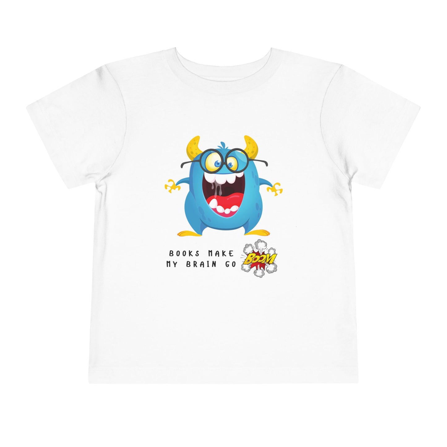 Toddler Brain Boom Reading Tee