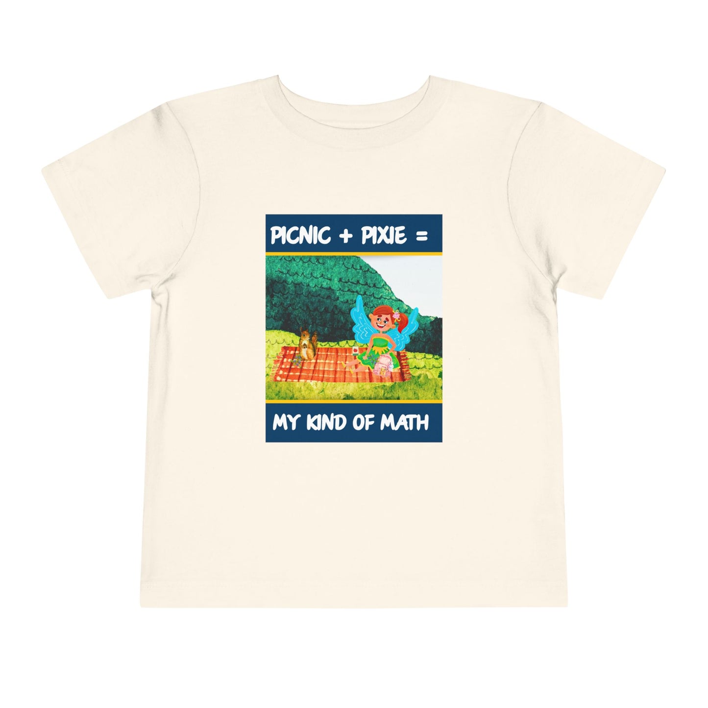 Toddler My Kind of Math Tee – Mei-Mei Picnic Shirt for Imaginative Thinkers