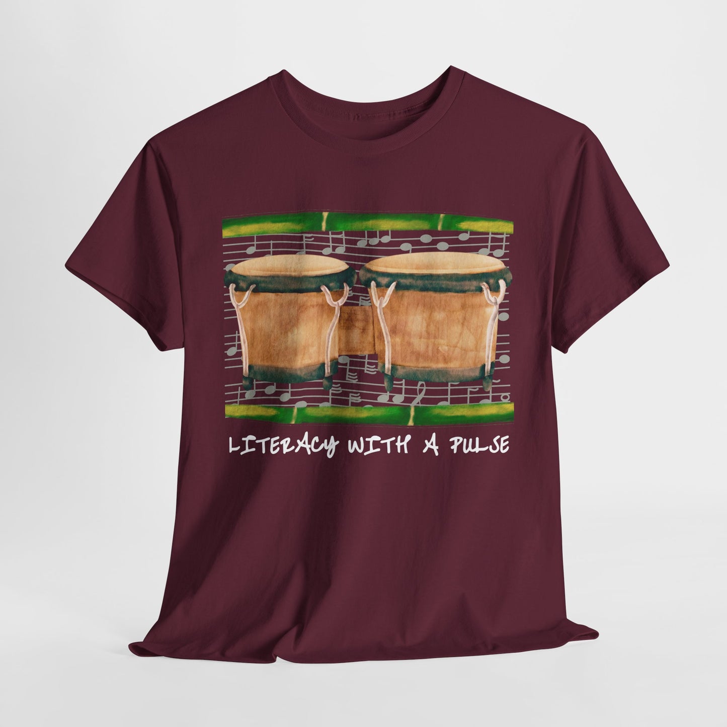 Teen/Adult Unisex Literacy with a Pulse Tee