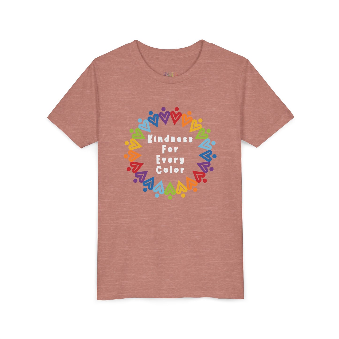 Youth Kindness For Every Color Tee – Celebrate What Makes Us Shine