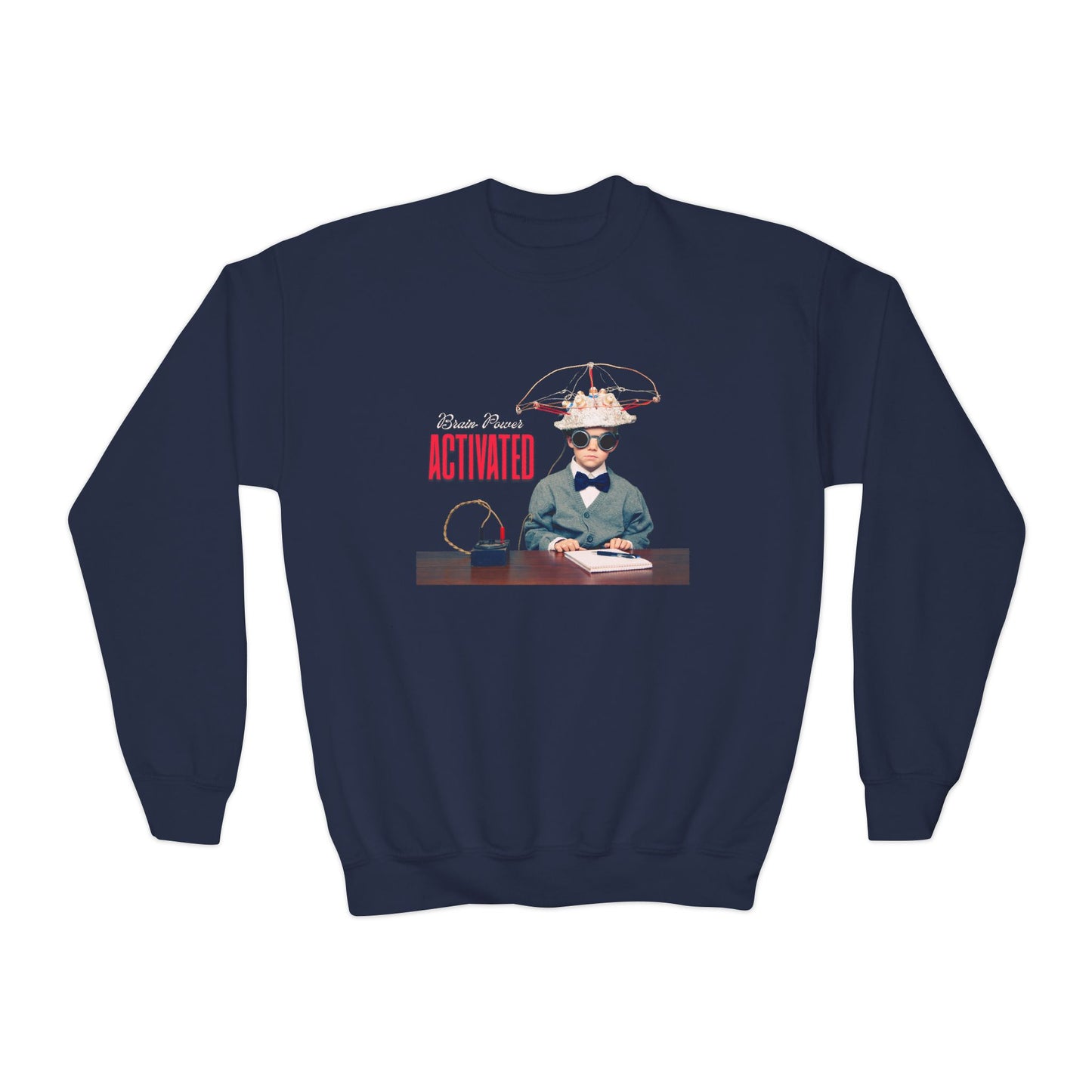 Youth Brain Power Activated Sweatshirt – Smart, Silly & Supercharged!
