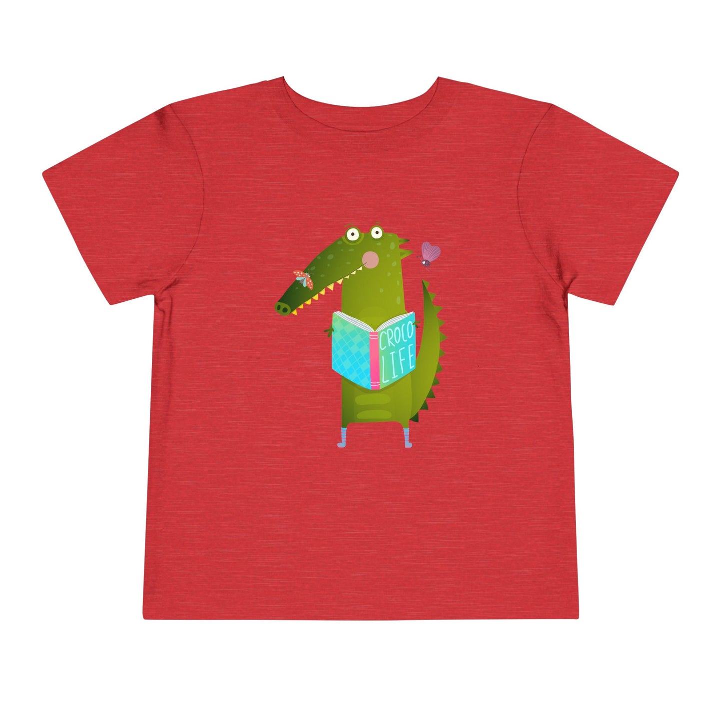 Toddler Croc Life Tee β Funny Book Shirt for Little Readers