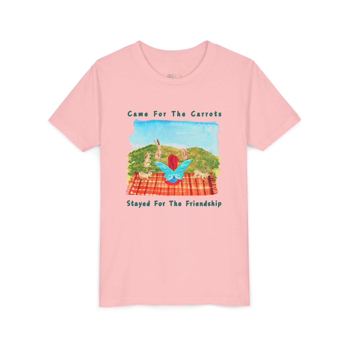 Youth Came for the Carrots, Stayed for the Friendship Tee – Snack Together, Stick Together
