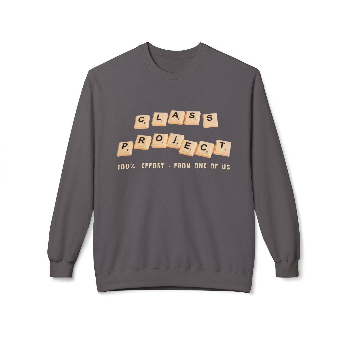 Teen/Adult Unisex Class Project Sweatshirt β Funny Group Work Design for Students and Teachers