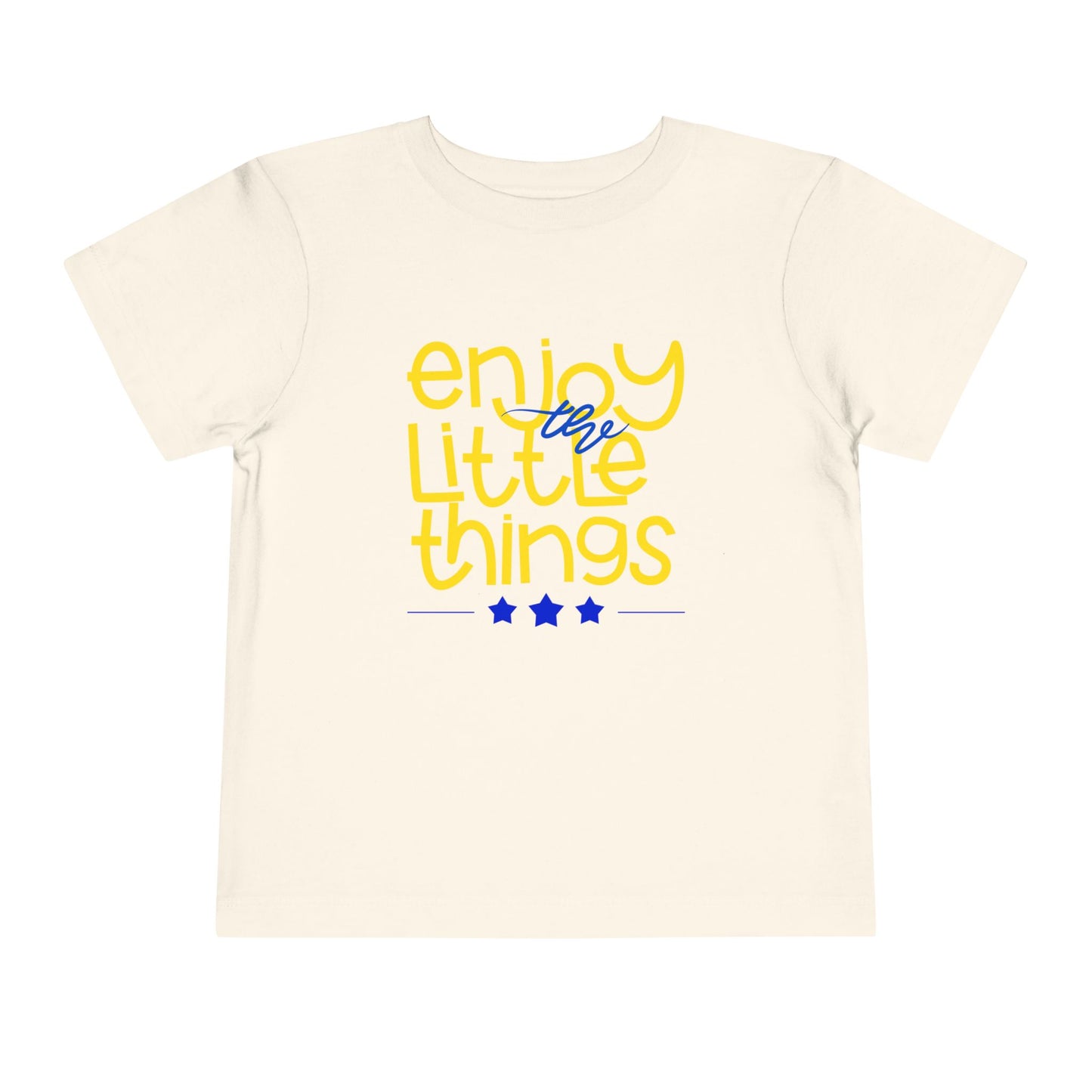 Toddler Enjoy the Little Things Tee – Positive Message Shirt for Everyday Joy