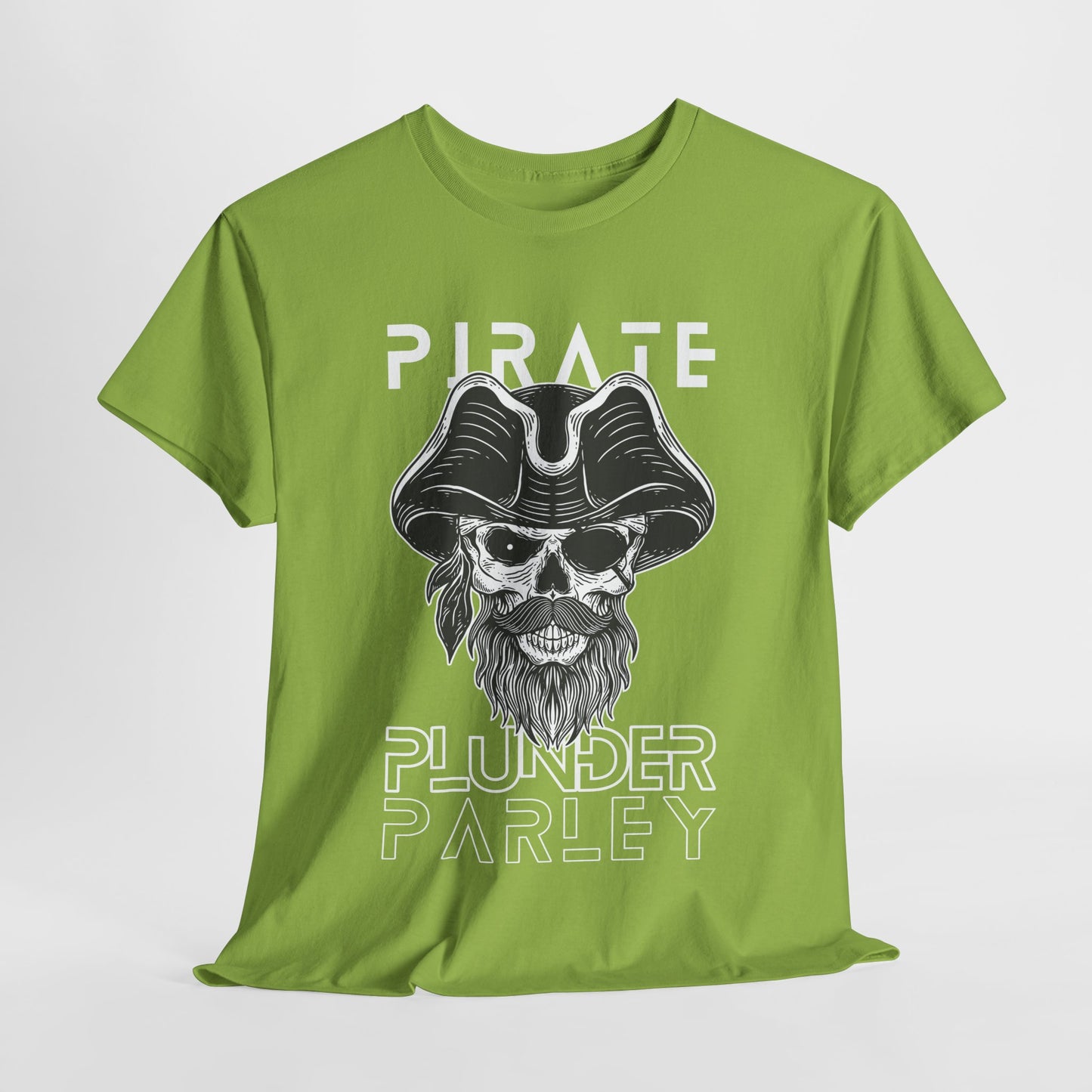 Teen/Adult Unisex “Pirate Plunder Parley” Tee – For Rogues, Rebels, and Readers