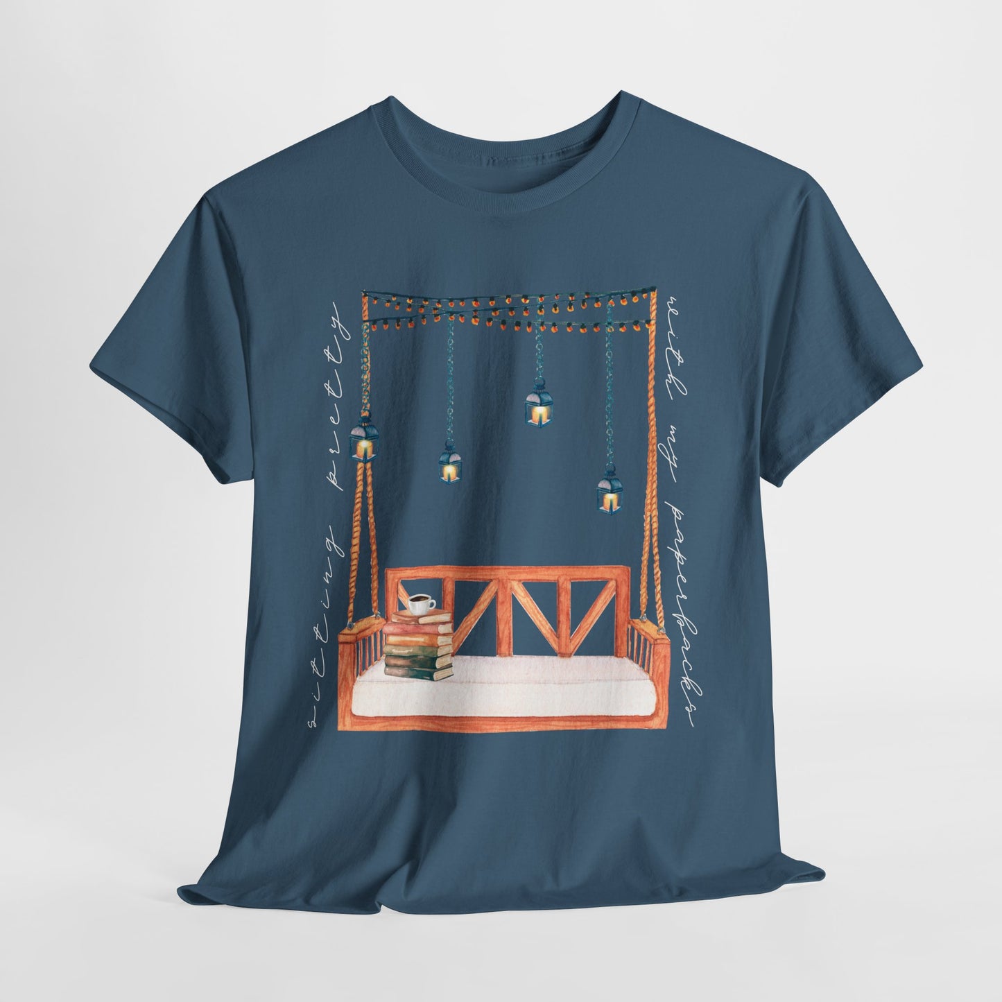 Teen/Adult Unisex Tee β Sitting Pretty With My Paperbacks