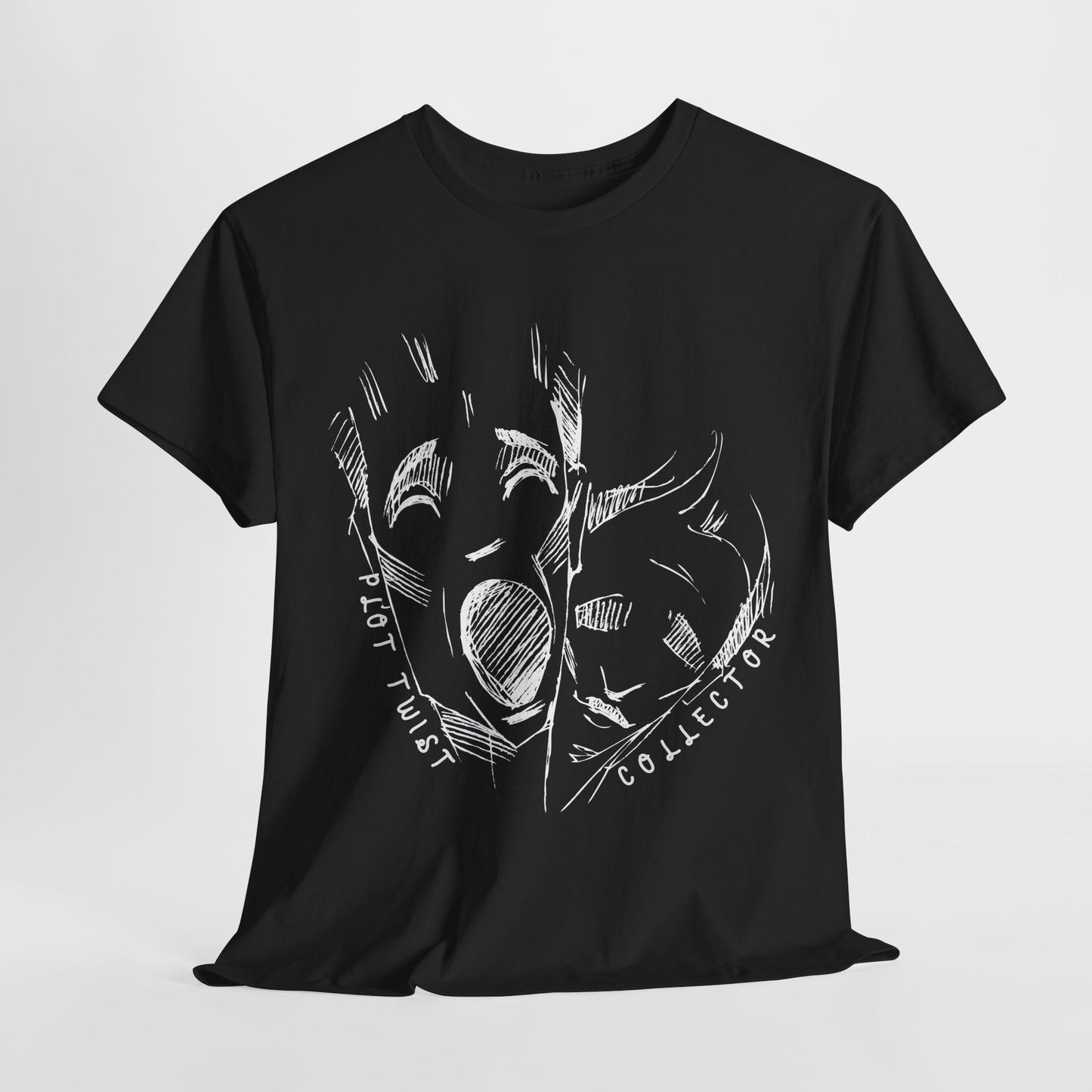 Teen/Adult Unisex Tee – Plot Twist Collector (Screaming Face Edition)