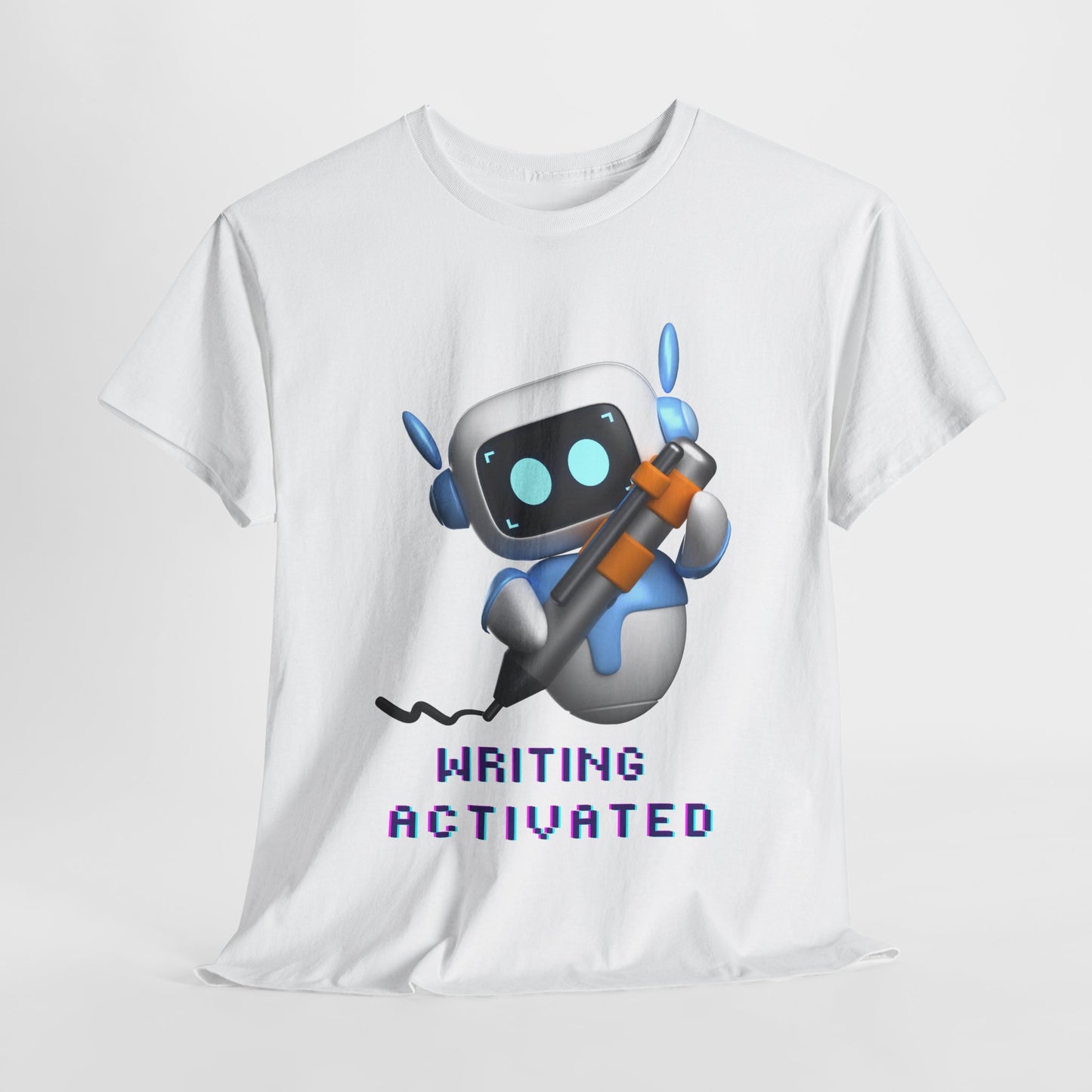 Teen/Adult Unisex Writing Activated Tee – Geeky-Cool Motivation for Story Starters & Scribblers