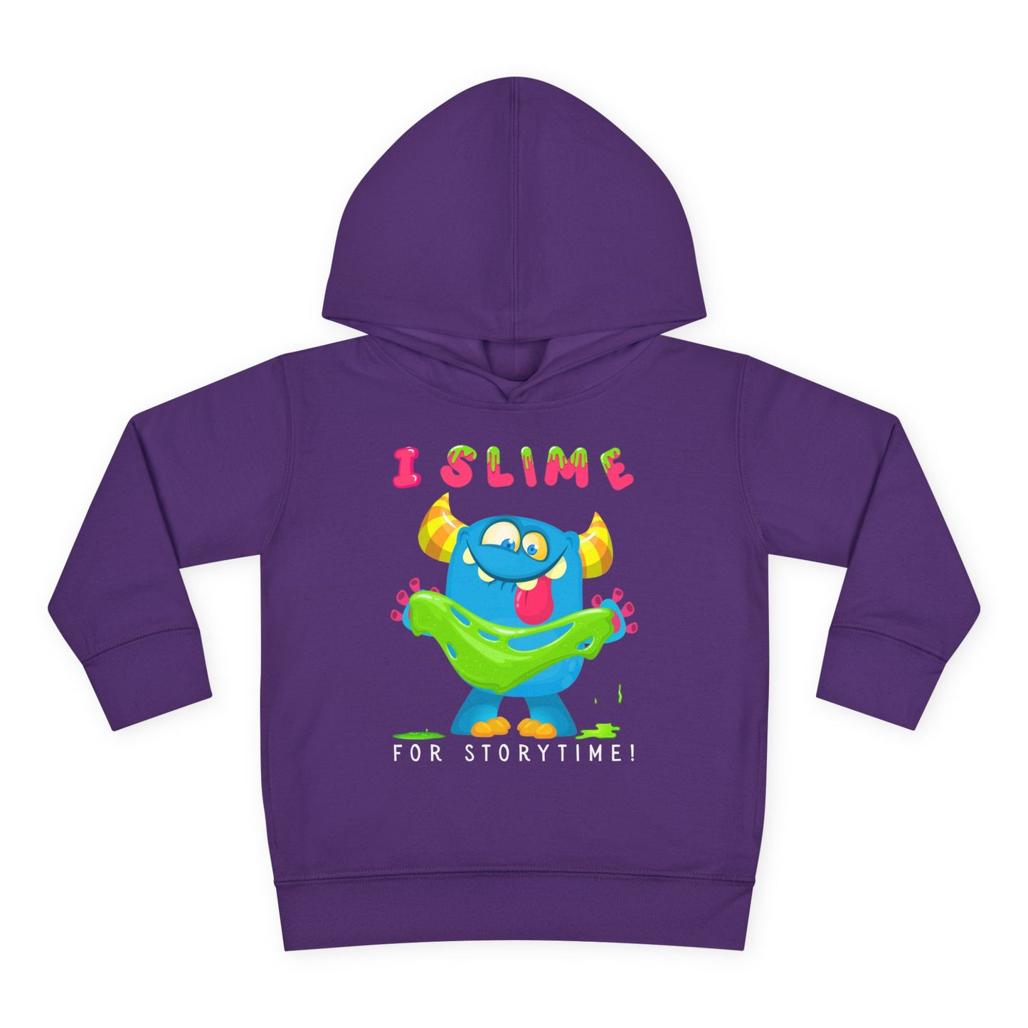 Toddler I Slime for Storytime Hoodie – Gooey Monster Reader Design