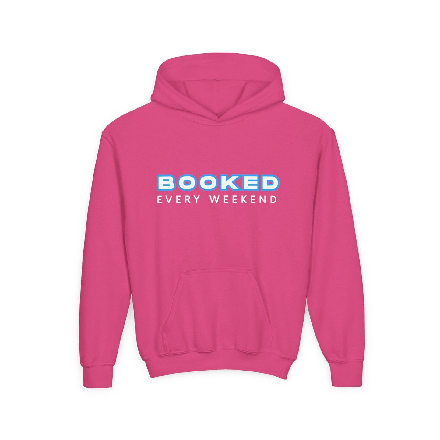 Youth Booked Every Weekend Hoodie – For Readers with Plans