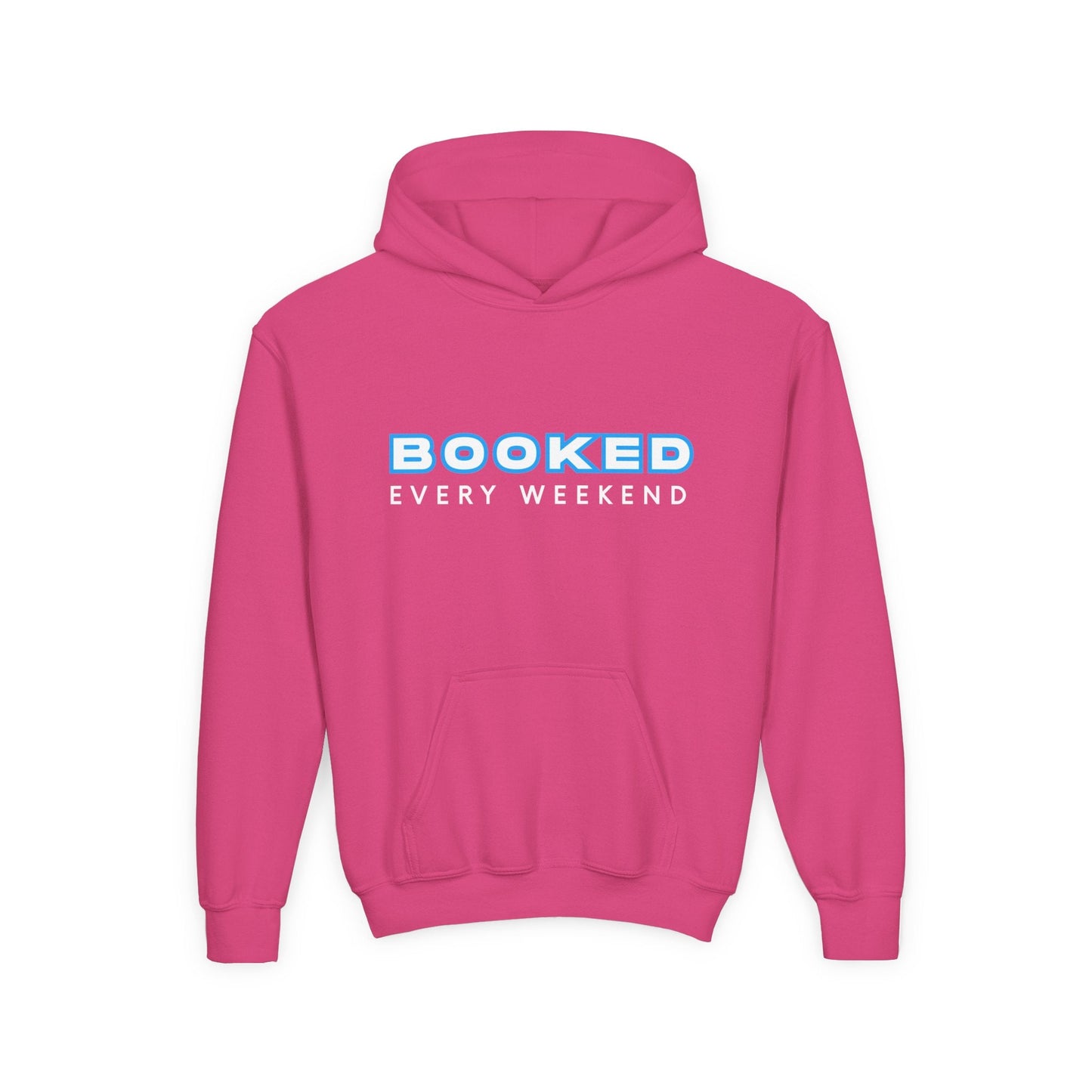 Youth Booked Every Weekend Hoodie – For Readers with Plans Printify