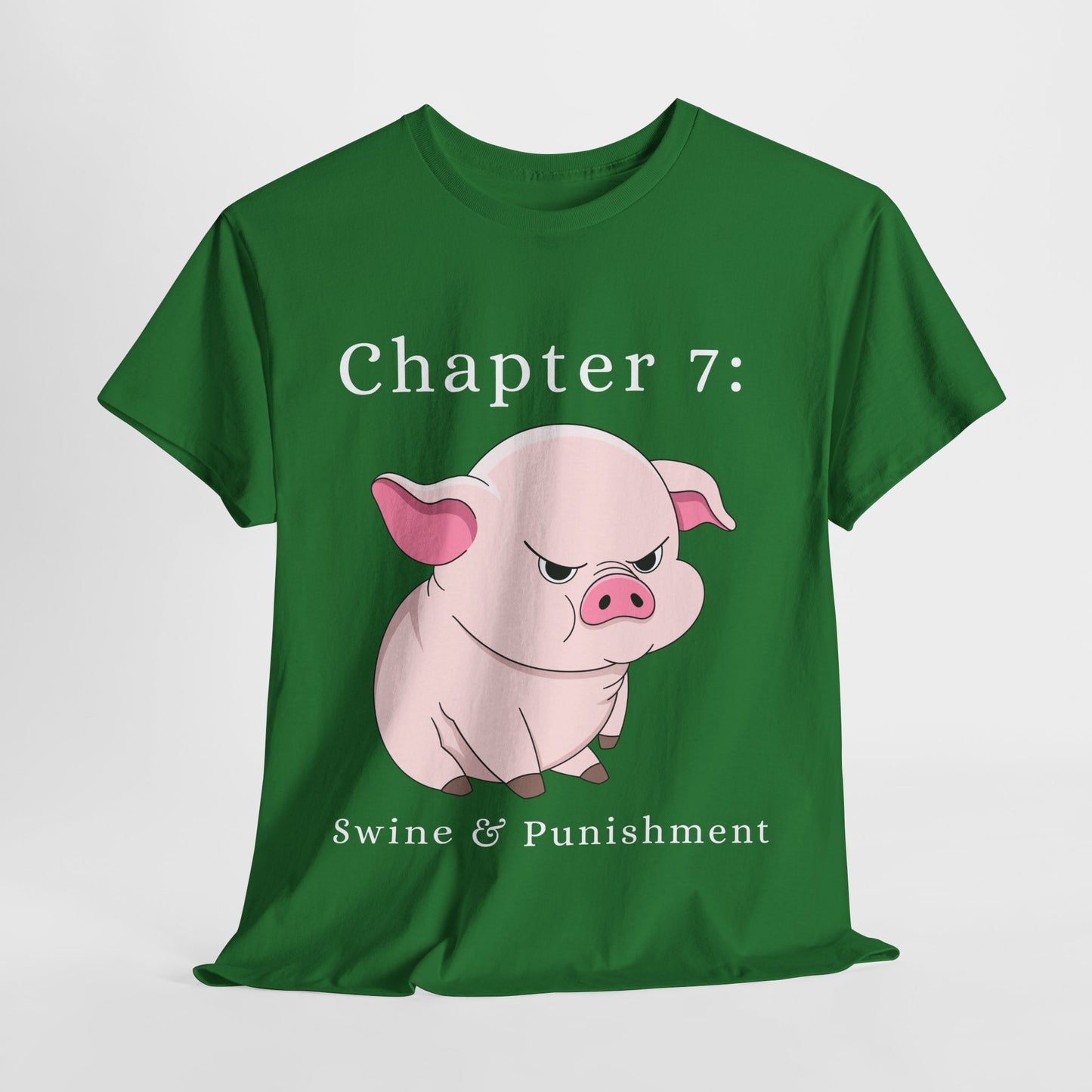 Teen/Adult Unisex Swine & Punishment Tee β Justice Served Snorty