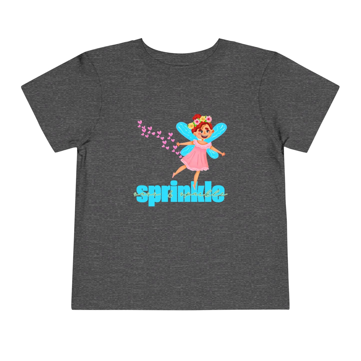 Toddler Sprinkle Sass & Sparkle Tee – Fairy Girl Shirt for Bold Little Spirits