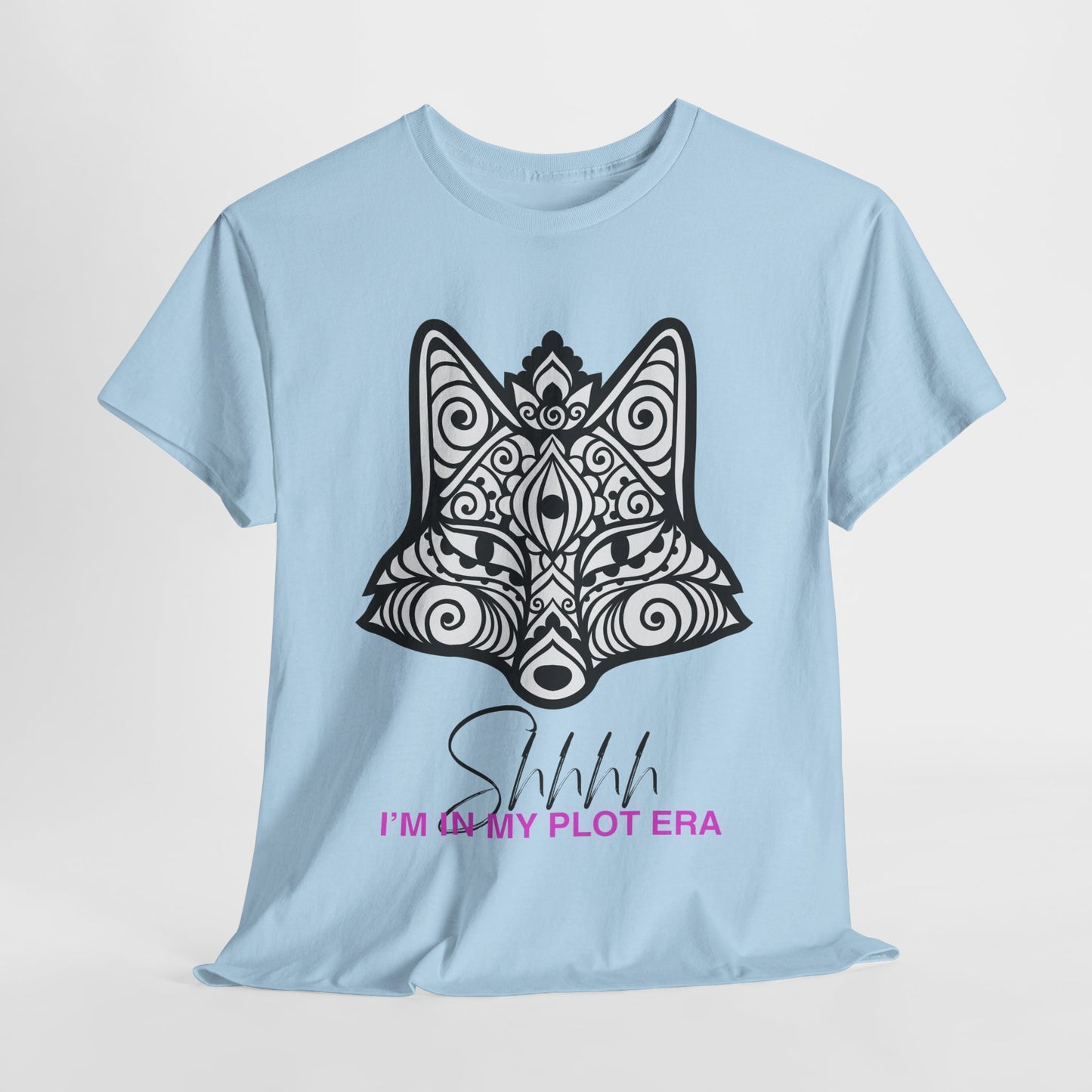 Teen/Adult Unisex β Plot Era Fox Tee β Quiet Reading Aesthetic Shirt