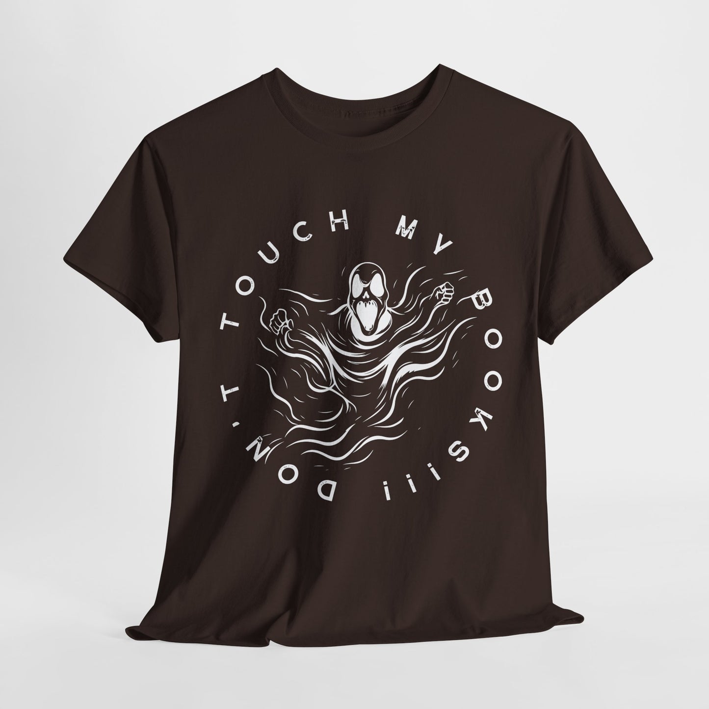 Teen/Adult Unisex Don’t Touch My Books T-Shirt – Horror Reader Graphic Tee