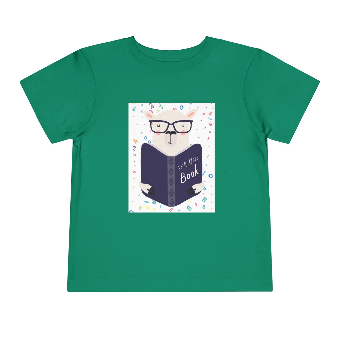 Toddler Serious Book Llama Tee β Funny Gift for Little Bookworms