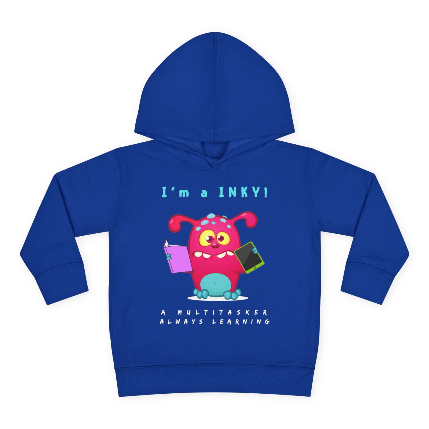Toddler I’m an Inky Hoodie – Multitasking Monster Reader Design