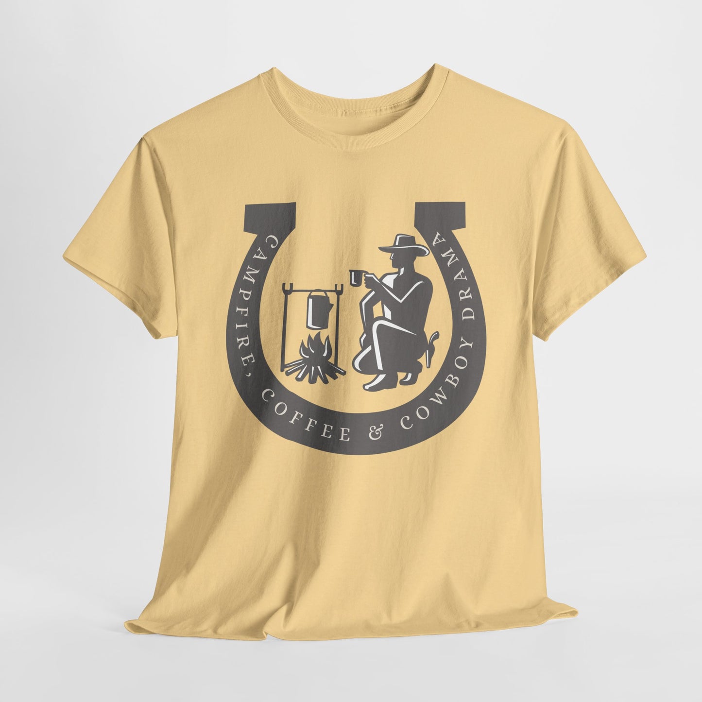 Teen/Adult Unisex Tee – Campfire, Coffee & Cowboy Drama