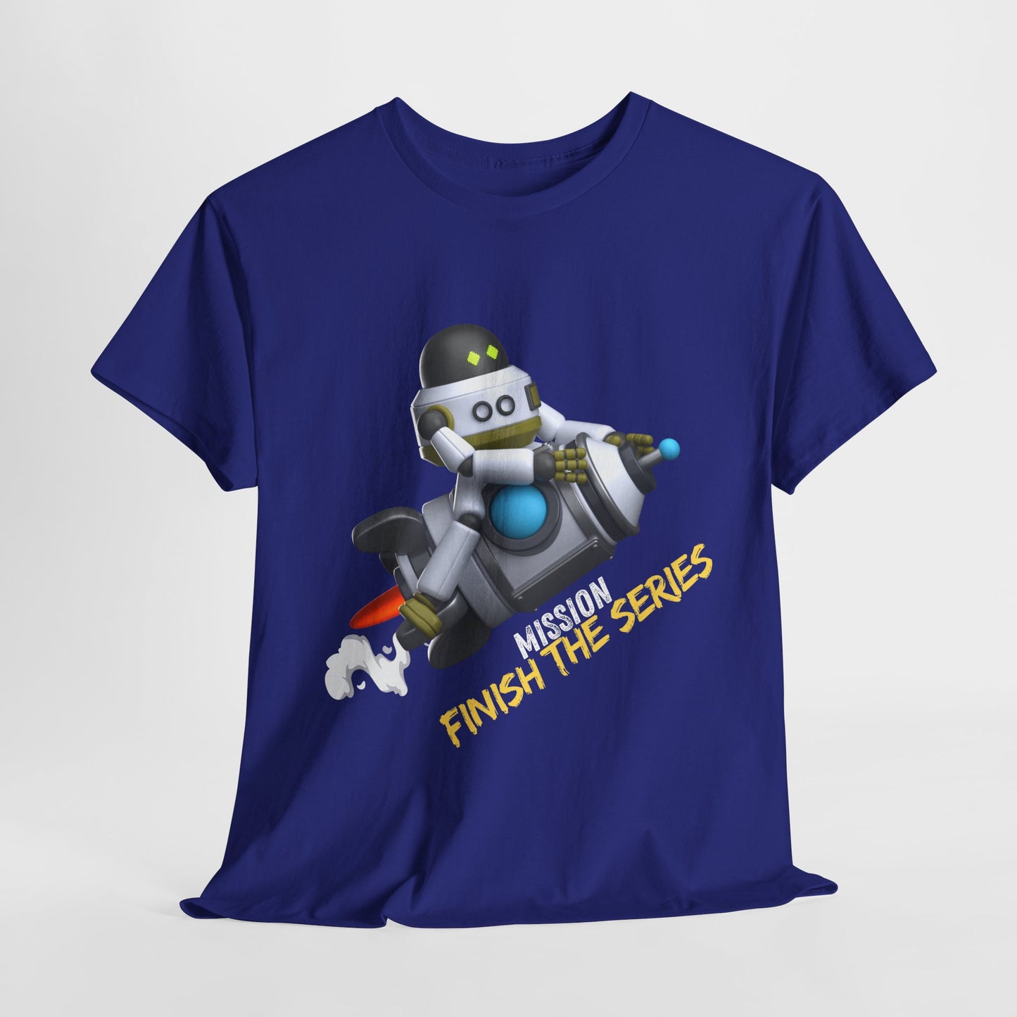 Teen/Adult Unisex Mission: Finish the Series Tee – Reading Motivation for Series Completionists