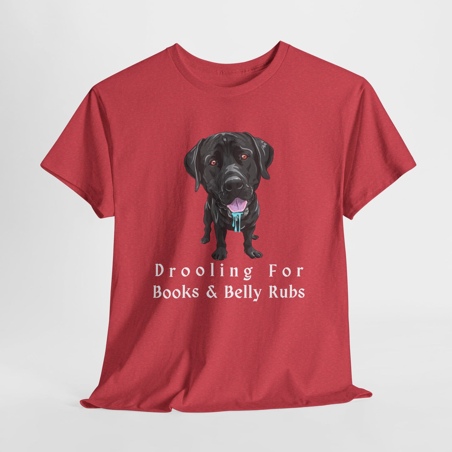 Teen/Adult Unisex Books & Belly Rubs Tee – Dog-Approved and Reader-Ready