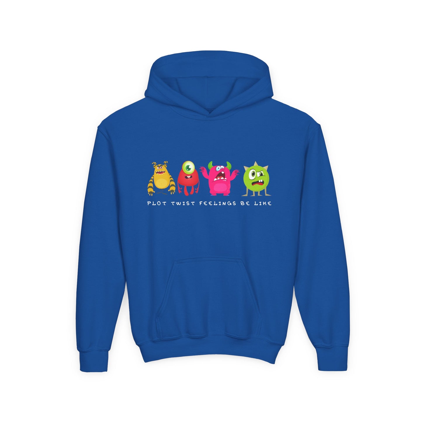 Youth Plot Twist Feelings Hoodie – The Many Moods of Reading!