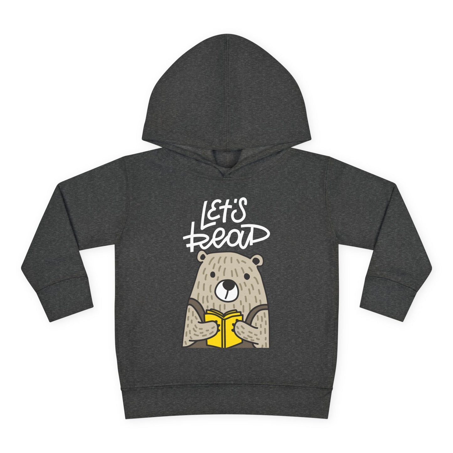 Toddler Let’s Read Hoodie – Friendly Bear Book Design