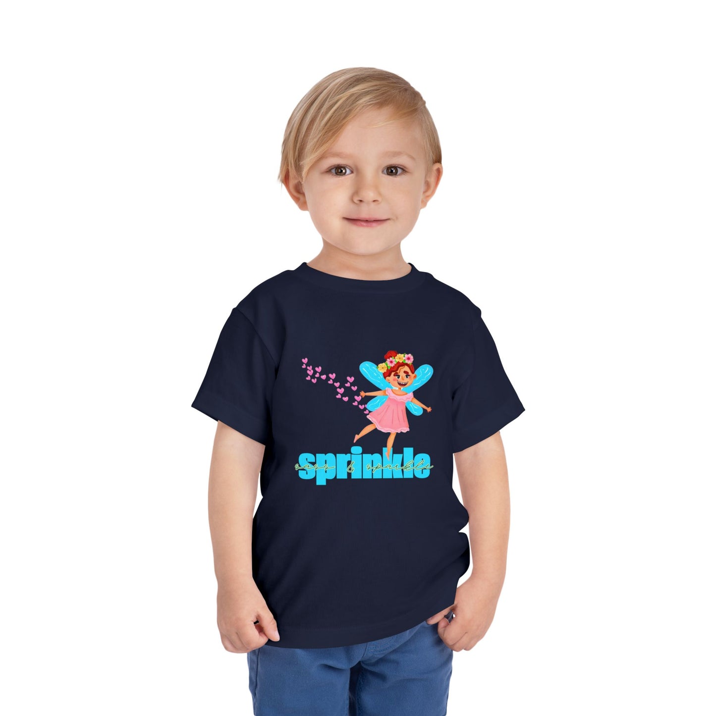 Toddler Sprinkle Sass & Sparkle Tee – Fairy Girl Shirt for Bold Little Spirits
