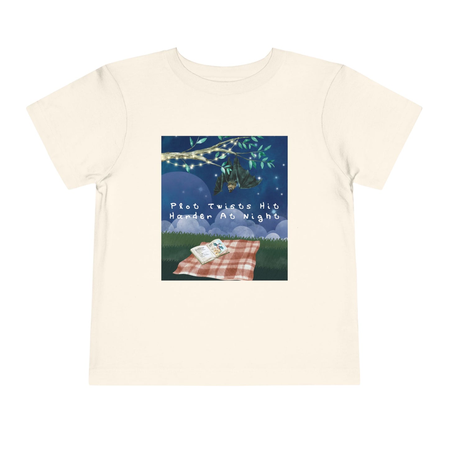Toddler Plot Twists Hit Harder Tee β Bat Readers Gift Shirt