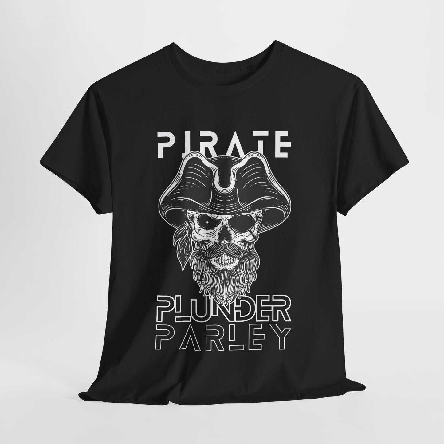 Teen/Adult Unisex “Pirate Plunder Parley” Tee – For Rogues, Rebels, and Readers