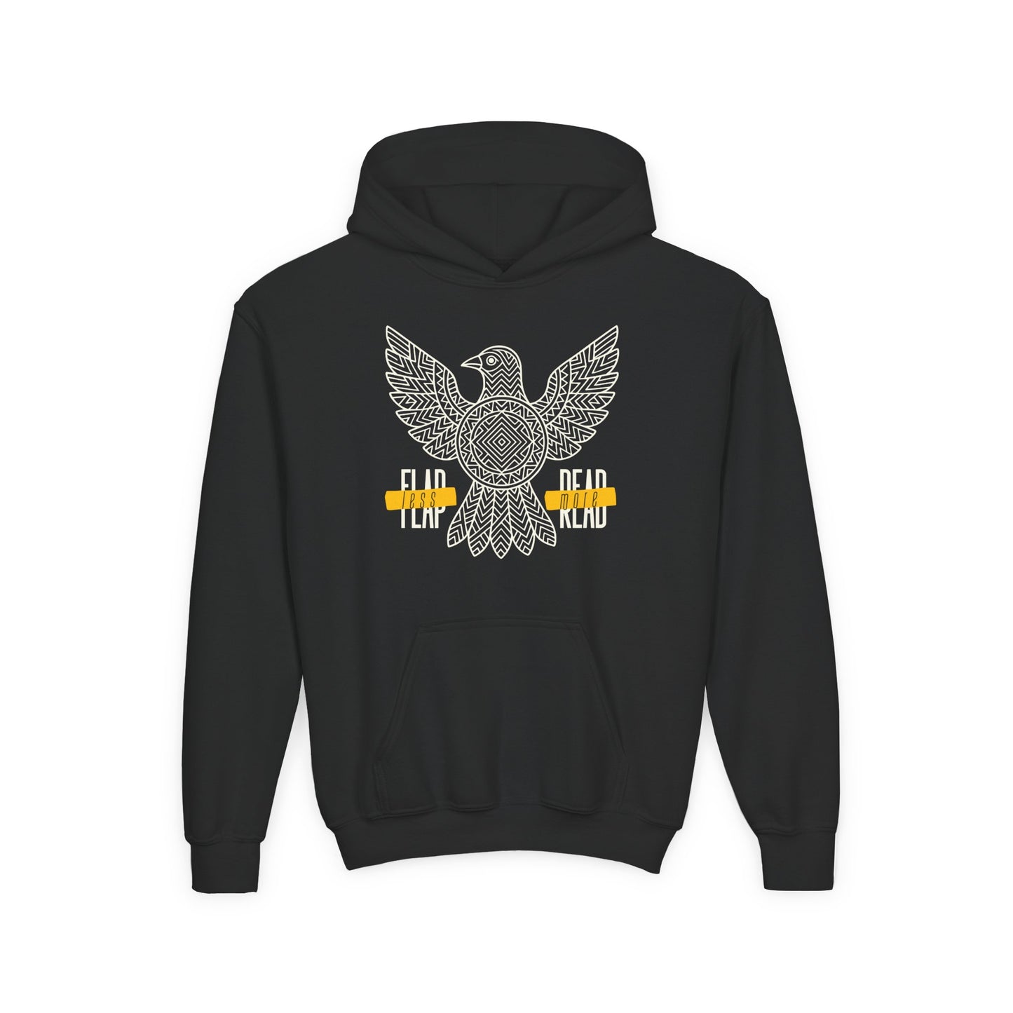 Youth Flap Less, Read More Hoodie β Soar Through Stories!