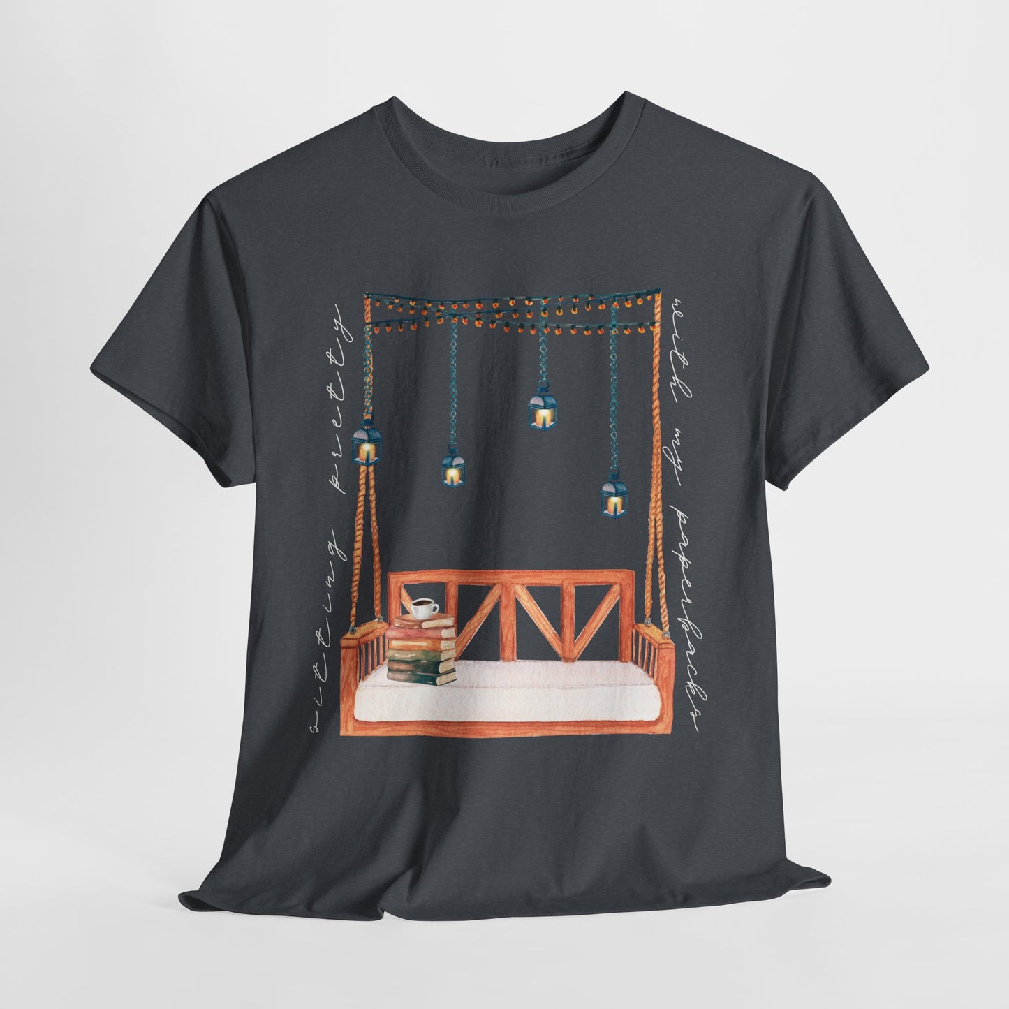 Teen/Adult Unisex Tee β Sitting Pretty With My Paperbacks