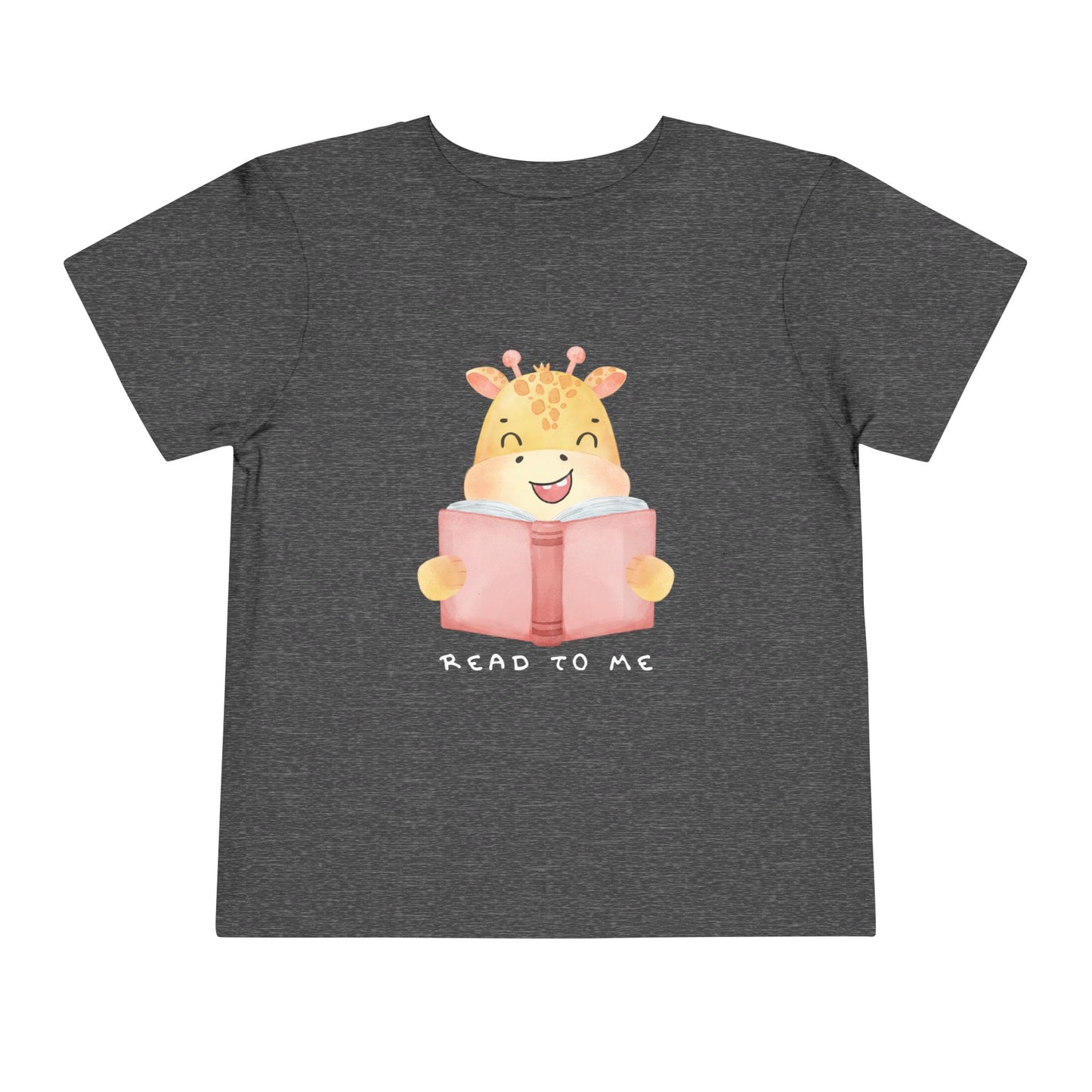 Toddler Read to Me Tee β Sweet Giraffe Storytime Shirt