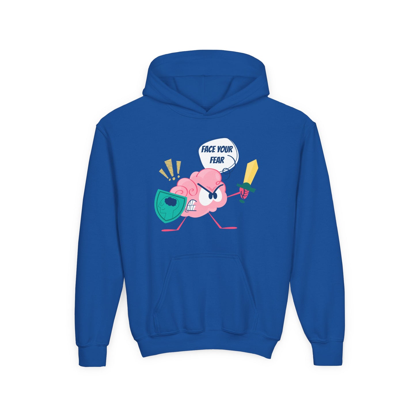Youth Motivational Hoodie – Face Your Fear