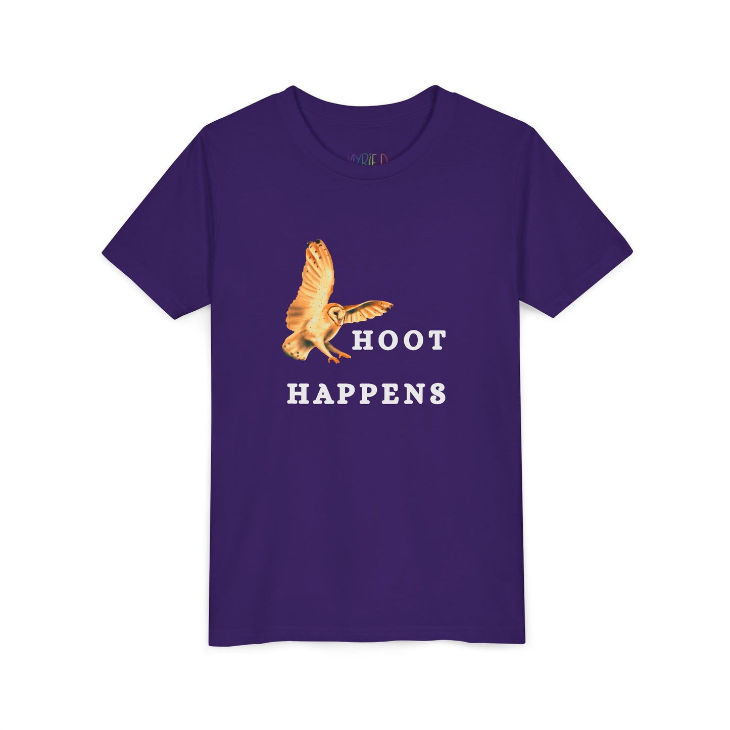 Youth Hoot Happens T-Shirt – Funny Barn Owl Tee for Animal-Loving Kids